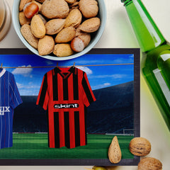 Brighton Retro Hanging Football Shirts - Personalised Bar Runner