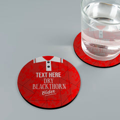 Bristol 1993 Home Shirt - Personalised Drink Coaster - Square Or Circle