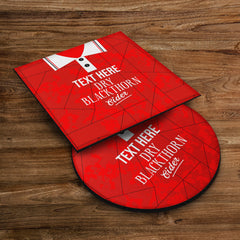 Bristol 1993 Home Shirt - Personalised Drink Coaster - Square Or Circle