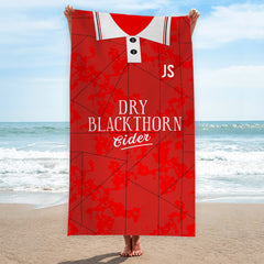 Bristol - 1993 Home Shirt - Personalised Lightweight, Microfibre Retro Beach Towel - 150cm x 75cm