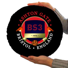 Bristol Aston Gate - Football Legends - Circle Cushion 14inch