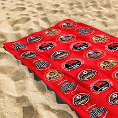 Bristol - Football Legends - Microfibre Beach Towel - 150cm x 75cm