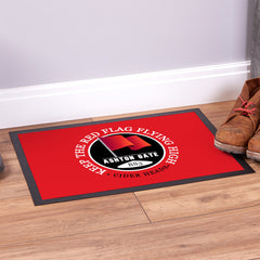 Bristol Red Flag  - Football Legends - Door Mat -60cm X 40cm