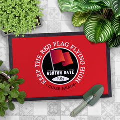 Bristol Red Flag  - Football Legends - Door Mat -60cm X 40cm