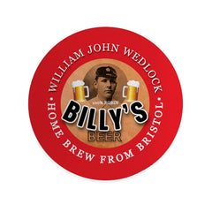 Bristol Wedlock - Football Coaster - Square Or Circle