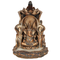 Bronze Ganesh Backflow Incense Burner