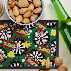 Bullseye Pattern - Darts Bar Runner