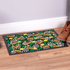 Bullseye Pattern - Darts Door Mat - 60cm x 40cm