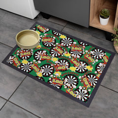 Bullseye Pattern - Darts Door Mat - 60cm x 40cm