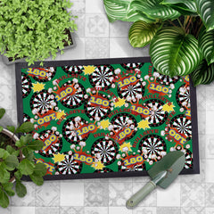 Bullseye Pattern - Darts Door Mat - 60cm x 40cm
