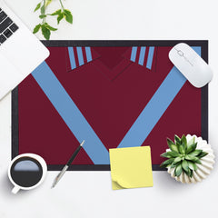 Burnley 1975 Home Shirt - Personalised Retro Door Mat - 60cm x 40cm