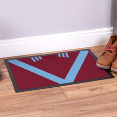 Burnley 1975 Home Shirt - Personalised Retro Door Mat - 60cm x 40cm