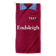 Burnley - 1994 Home - Retro Lightweight, Microfibre Golf Towel