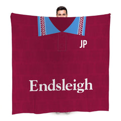 Burnley - 1994 Home Shirt - Retro Fleece Blanket