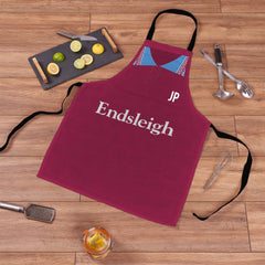 Burnley - 1994 Home Shirt - Retro Football Novelty Water-Resistant, Lazer Cut (no fraying) Light Weight Adults Apron