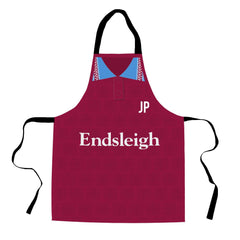 Burnley - 1994 Home Shirt - Retro Football Novelty Water-Resistant, Lazer Cut (no fraying) Light Weight Adults Apron