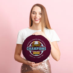 Burnley Champions - Football Legends - Circle Cushion 14inch