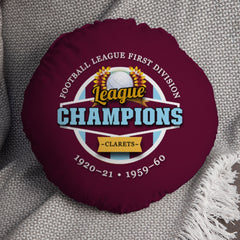 Burnley Champions - Football Legends - Circle Cushion 14inch