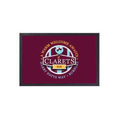 Burnley Clarets  - Football Legends - Door Mat -60cm X 40cm