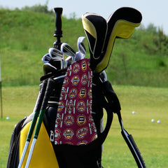 Burnley - Football Legends - Retro Lightweight, Microfibre Golf Towel