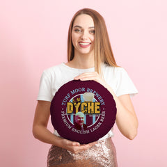 Burnley Sean Dyche - Football Legends - Circle Cushion 14inch