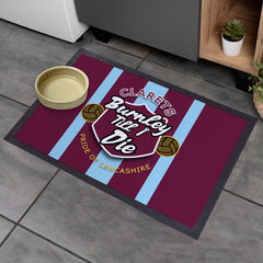Burnley Till I Die - Football Legends - Door Mat -60cm X 40cm
