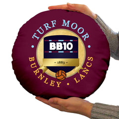 Burnley Turf Moor - Football Legends - Circle Cushion 14inch