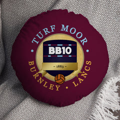 Burnley Turf Moor - Football Legends - Circle Cushion 14inch
