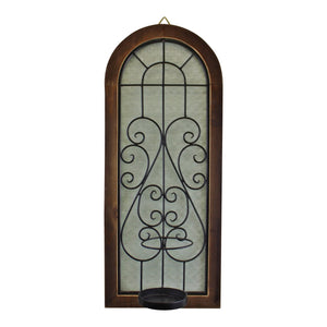 Candle Wall Sconce, Arched Design