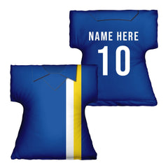 Cardiff - 1976 Home- Personalised Retro Shirt Cushion