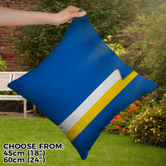 Cardiff - 1976 Home Shirt - 45cm or 61cm Retro Showerproof Outdoor Cushion