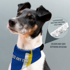 Cardiff 1976 Home Shirt - Personalised Pet Bandana - 4 Sizes