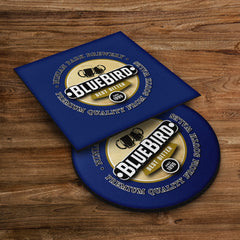 Cardiff Bluebird - Football Coaster - Square Or Circle
