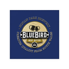 Cardiff Bluebird - Football Coaster - Square Or Circle