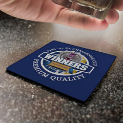 Cardiff FA Cup - Football Coaster - Square Or Circle