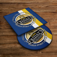 Cardiff Friday - Football Coaster - Square Or Circle