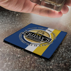 Cardiff Friday - Football Coaster - Square Or Circle