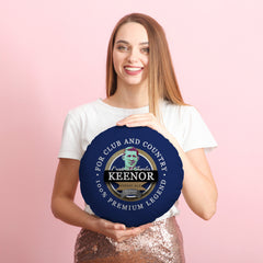 Cardiff Keenor - Football Legends - Circle Cushion 14inch