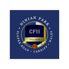 Cardiff Ninian Park - Football Coaster - Square Or Circle
