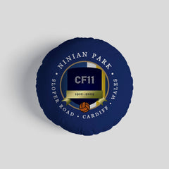 Cardiff Ninian Park - Football Legends - Circle Cushion 14inch