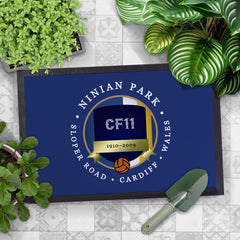 Cardiff Ninian Park  - Football Legends - Door Mat -60cm X 40cm