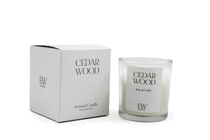 Cedar Wood Scented 8cm Boxed Candle