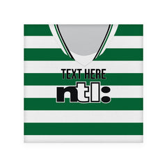 Celtic 2001 Home Shirt - Personalised Drink Coaster - Square Or Circle
