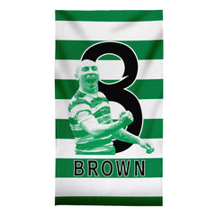 Celtic - Brown 8 - Beach Towel - 150cm x 75cm