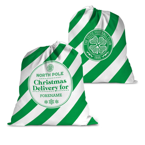 Celtic FC Christmas Delivery Santa Sack - Personalised