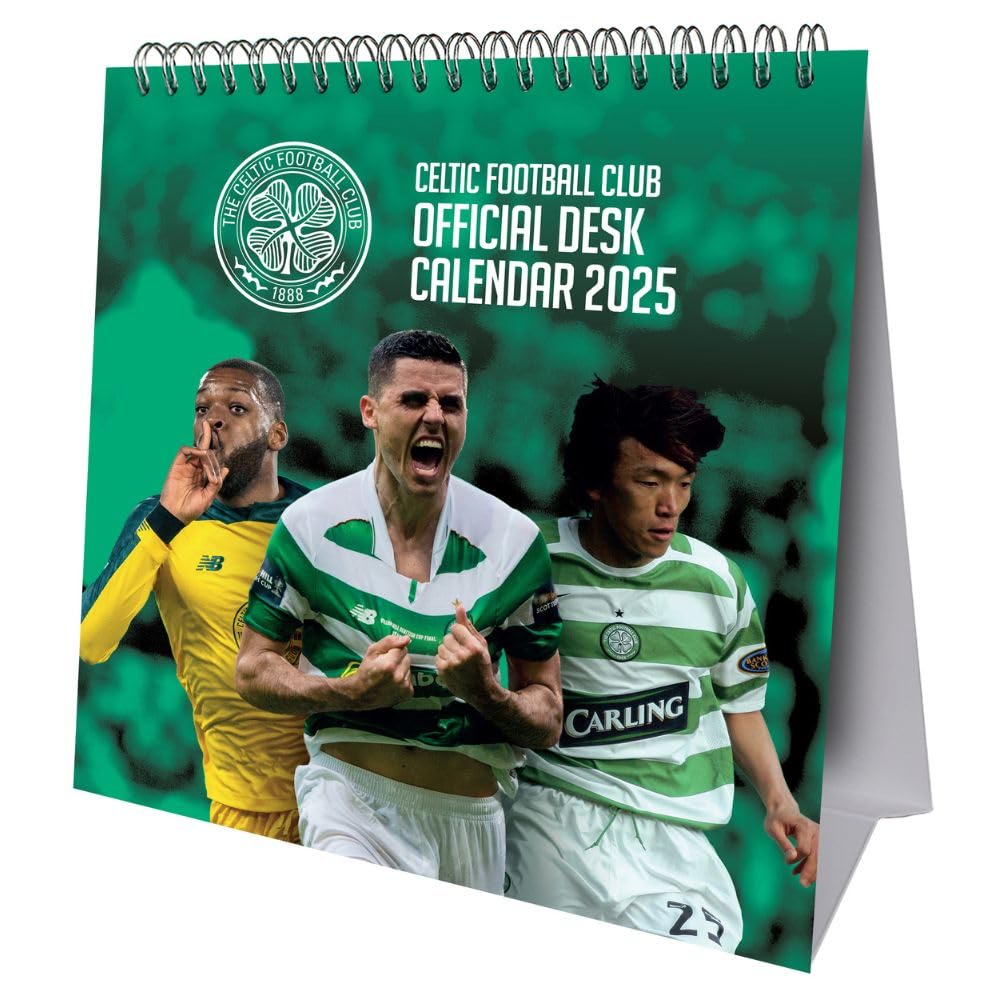 Celtic FC Desktop Calendar 2025