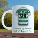 Celtic Mug Personalised Custom Made Football Supporters Cup