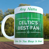 Celtic Personalised Mug - Best Fan Cup With Name