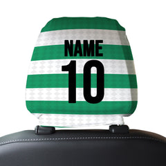 Celtic Retro 1988 Home - Retro Football Shirt - Pack of 2 - Car Seat Headrest Covers