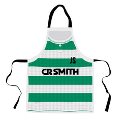 Celtic Retro - 1988 - Home Shirt - Personalised Retro Football Adults Apron
